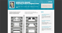 Desktop Screenshot of dewarawards.org